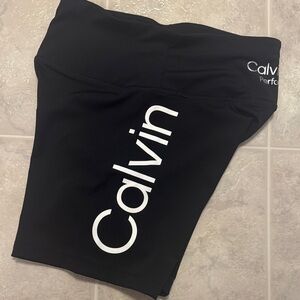 Calvin Klein Black Biker Shorts